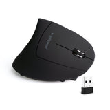 Arizone Vertical Wireless Mouse, Ergonomic 6-Button Mouse with Adjustable DPI, Type-C Rechargeable Silent Mouse for Laptop & PC