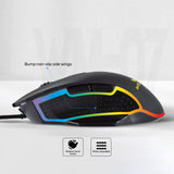 Arizone Wired Mouse with Adjustable DPI Switch and RGB Lighting – USB Computer Mouse for Laptop and PC