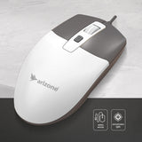 Arizone Wired Mouse with Adjustable DPI Switch – Lightweight and Portable USB Mouse for Laptop and PC