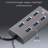 Arizone®USB HUB XL-6030 (7 PORT HUB) 1*USB 3.0/6*USB 2.0