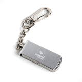 ARIZONE 8GB Flash Drive, 2.0 Usb Type-A Connector, Silver