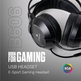 ARIZONE RGB Gaming Headphone with Mic, PC Gaming Headset, 50mm Drivers, Memory Foam Cushion for PC, PS4, Xbox one