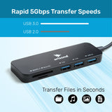 Arizone® USB HUB XL-5016 (5 PORT COMBO) 1*USB 3.0/2*USB 2.0/1*SD/1*TF